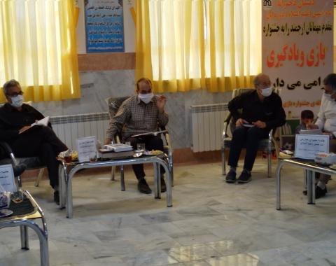 جلسه مدیران  مدارس امام حسین (علیه السلام)در رابطه با برنامه ریزی  برای باز گشایی مدارس